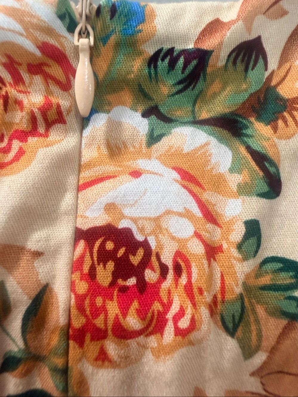 IHOT Vintage Floral Ruffle Flutter Sleeve A-Line Swing Cocktail Party Dress M - Picture 4 of 7